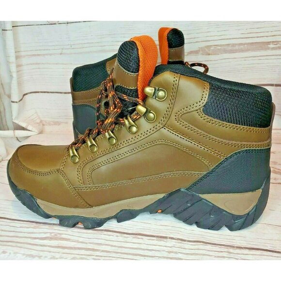 Nature Tex 70 SwissTech Waterproof Maximum Durability Leather Olive Black Boots - Picture 7 of 12